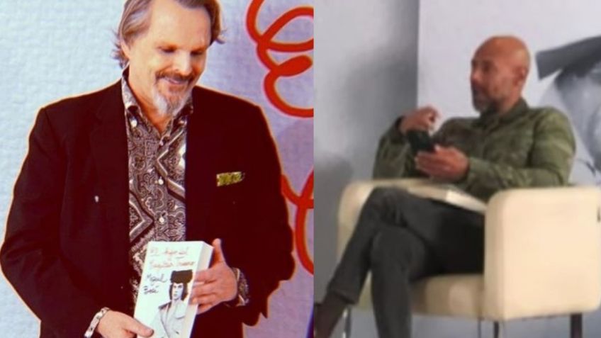 Miguel Bosé insultó, amenazó y le aventó su libro a Javier Poza: "Persona iracunda" | VIDEO