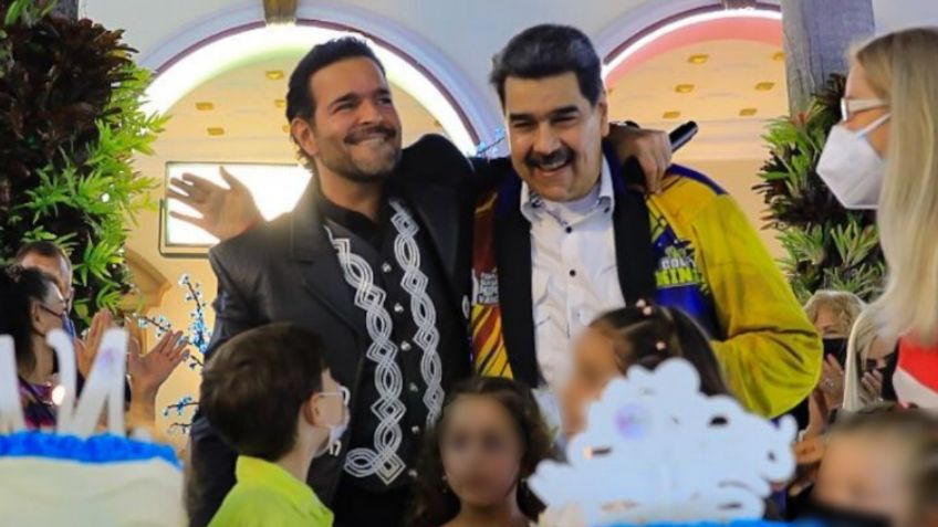 Pablo Montero le canta a Nicolás Maduro en Venezuela por su cumpleaños 59 | VIDEO