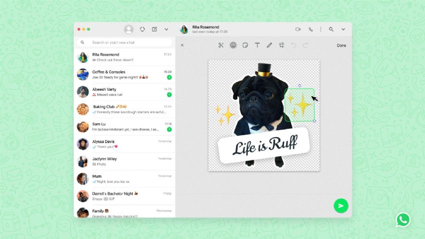 WhatsApp Web: Ya puedes crear stickers, te decimos cómo hacerlos paso a paso