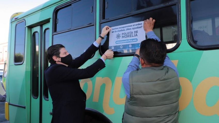 Morelia reforzará seguridad para bajar incidencia de robo en transporte público