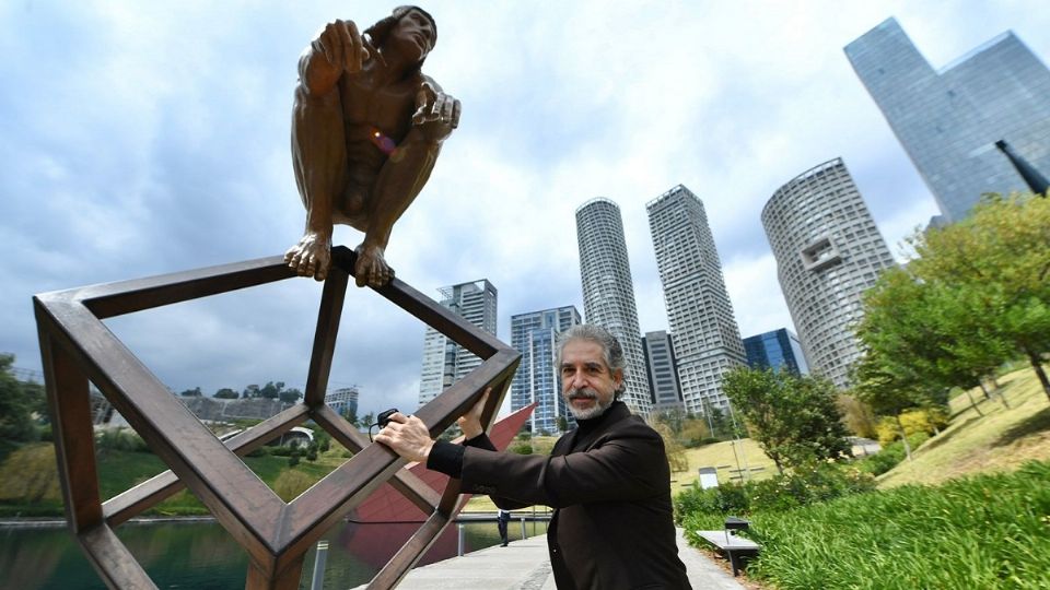 La muestra del escultor exhibe siete bronces de su creación más reciente. Foto: Especial