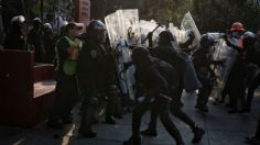 García Harfuch y Sheinbaum agradecen a las mujeres policía por su labor durante la marcha feminista