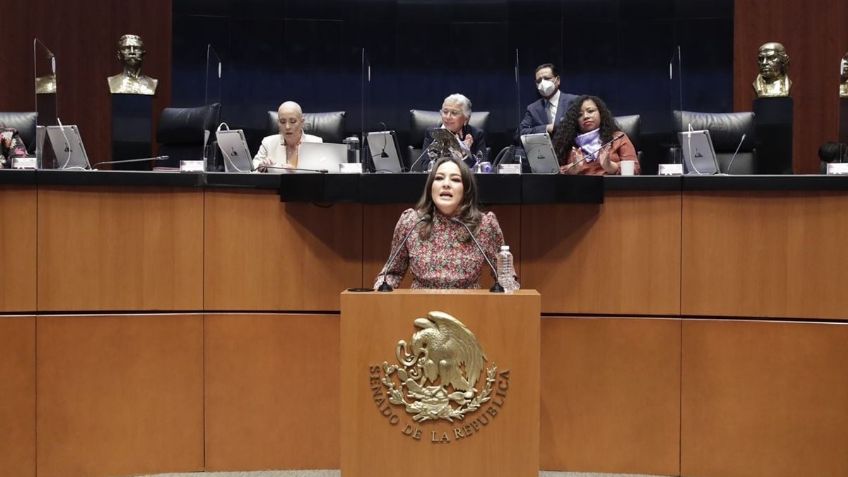 Senadora Martha Márquez denuncia violencia política en tribuna