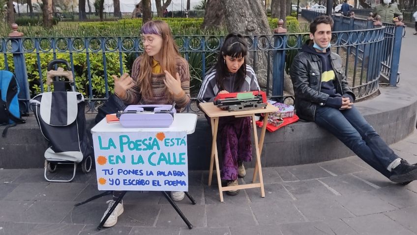 Llevan poesía a las calles de la CDMX