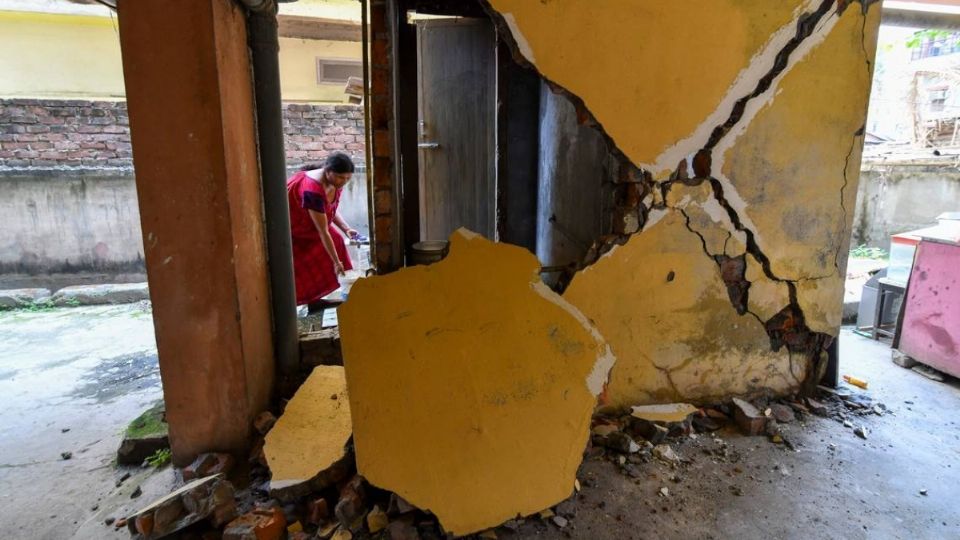 Sismo azota a la India (Foto: AFP)