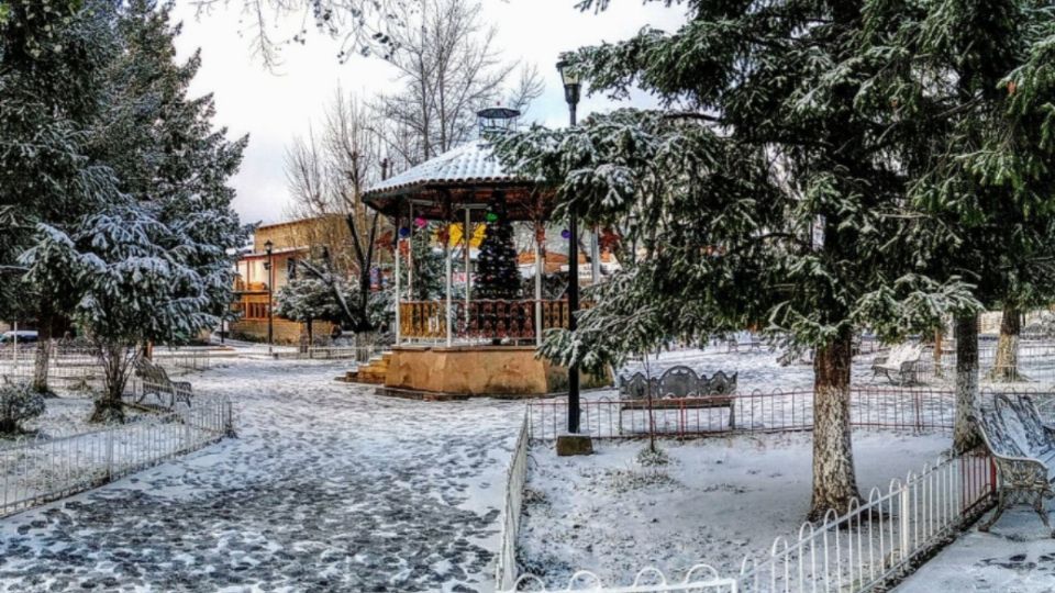 Lugares de México donde se puede disfrutar de nieve. Foto: Facebook @CreelChihuahuaPuebloMagico