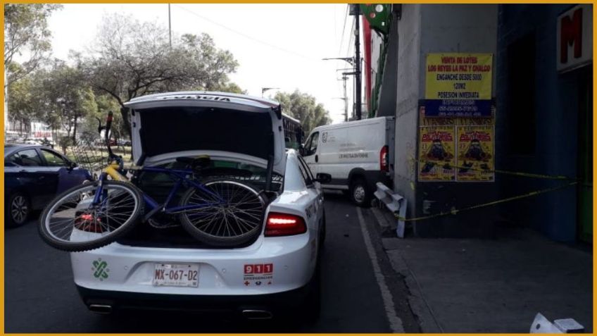 CDMX: ciclista muere al caer desde lo alto de puente peatonal en la Agrícola Oriental | VIDEO