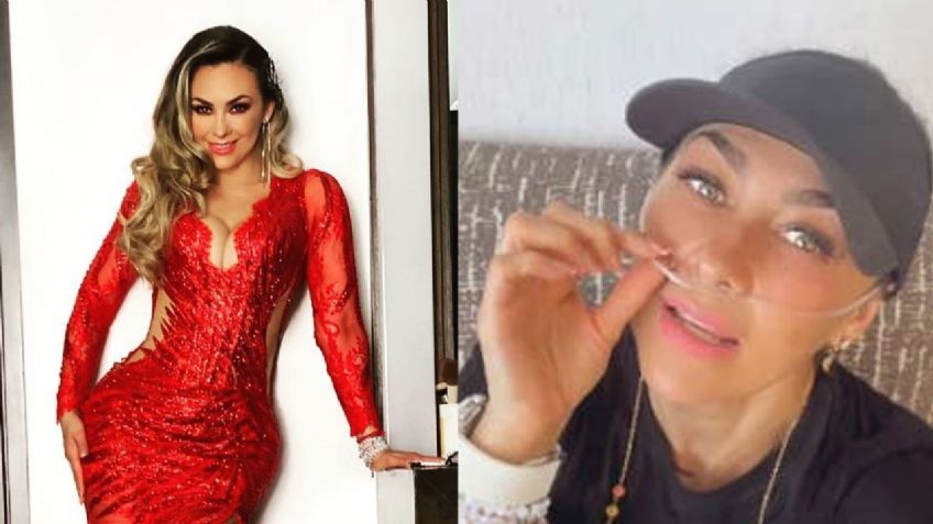 Aracely Arámbula preocupa a sus fans al aparecer con oxígeno en un live | VIDEO