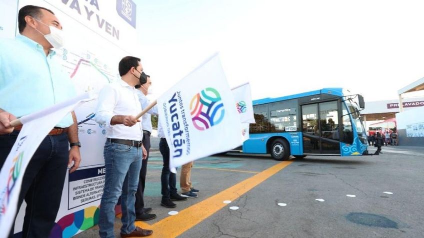 Yucatán estrena ruta de transporte público en el Periférico de Mérida