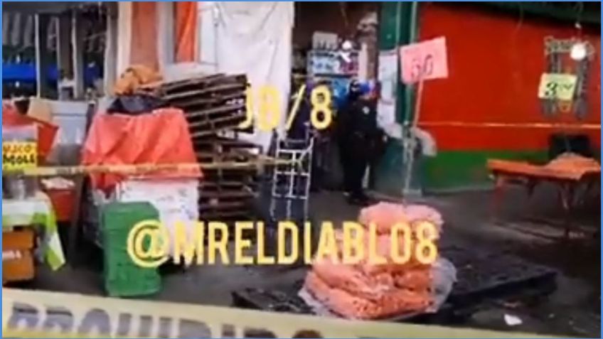 Apuñalan a comerciante de la Central de Abastos en Iztapalapa | VIDEO