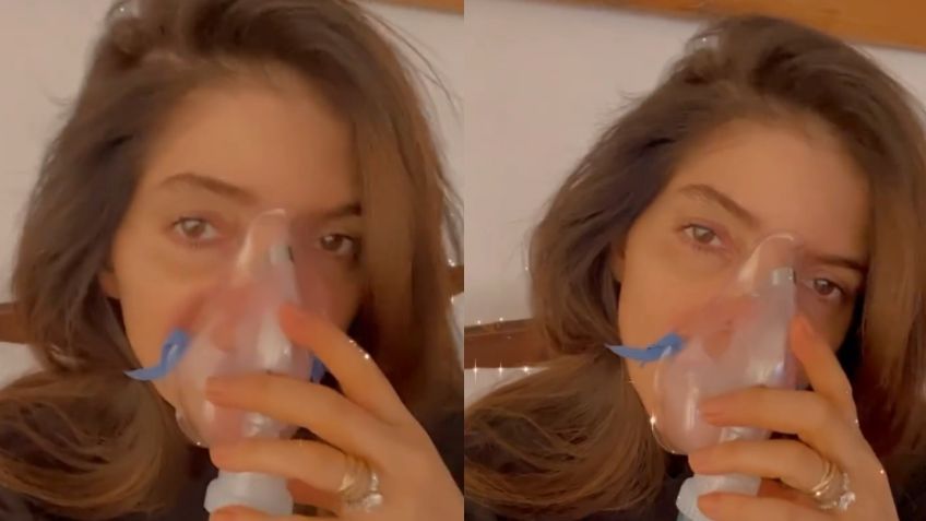 Ana Bárbara, con nebulizador tras dar positivo a COVID-19: este es su estado de salud