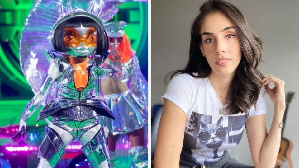 Sandra Echeverría está tras el personaje de Androide en '¿Quién es la máscara?'. Foto: Instagram