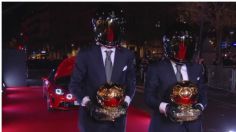 Daft Punk: ¿Se quitaron los cascos en la gala del Balón de Oro?