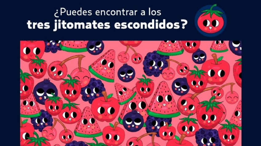 Reto visual: Encuentra los 3 tomates en 10 segundos; sólo el 5% lo logra