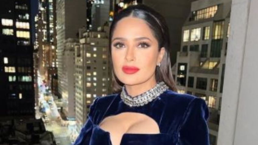 Salma Hayek paraliza Instagram con tremendo escote en traje de baño Gucci: FOTO