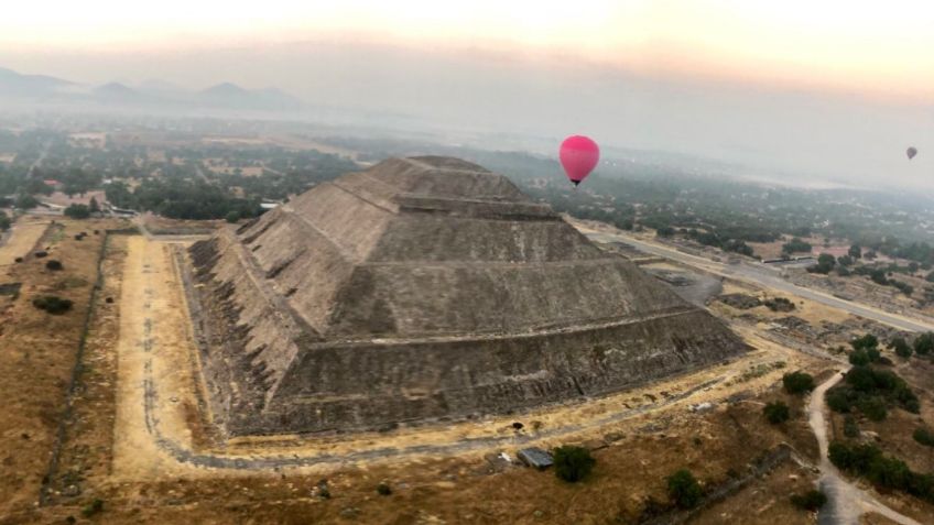 Edomex: globo aerostático cae en Teotihuacán y deja 6 lesionados