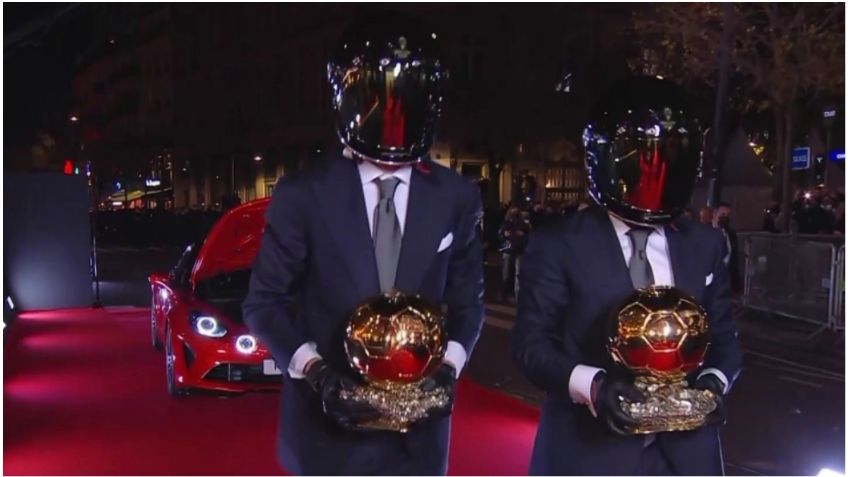 Daft Punk: ¿Se quitaron los cascos en la gala del Balón de Oro?