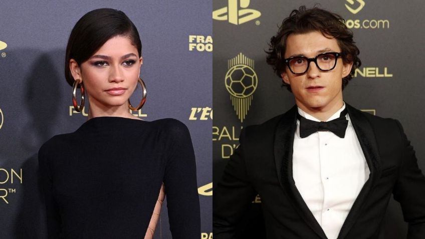 Periodistas confunden a Zendaya y Tom Holland con Dua Lipa y ¡Harry Potter! en la entrega del Balón de Oro 2021 | VIDEO