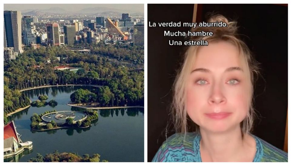 TikTokera se hizo viral al comparar el Central Park de Nueva York con el Bosque de Chapultepec 
FOTO: Especial