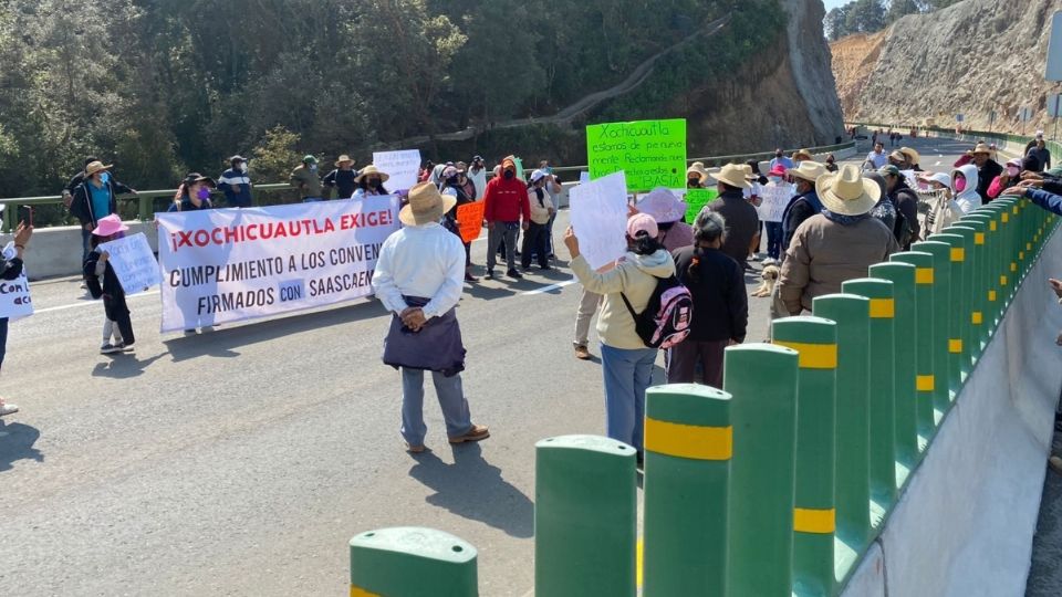 Bloqueos de carreteras en México.