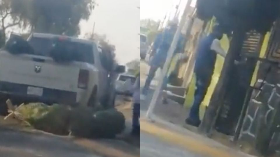 Una mujer, que se escucha en la grabación, alertó a las autoridades
(Foto: Twitter)