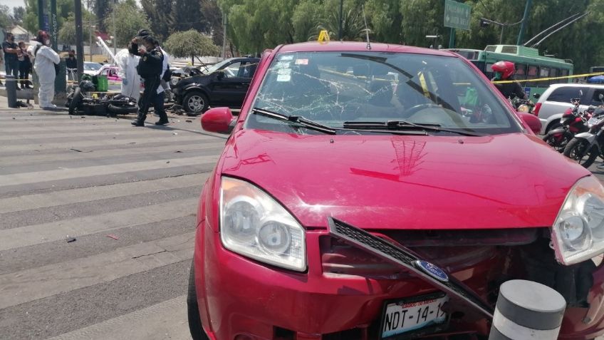 Fuerte choque deja dos mujeres lesionadas en la Benito Juárez; hay afectaciones viales