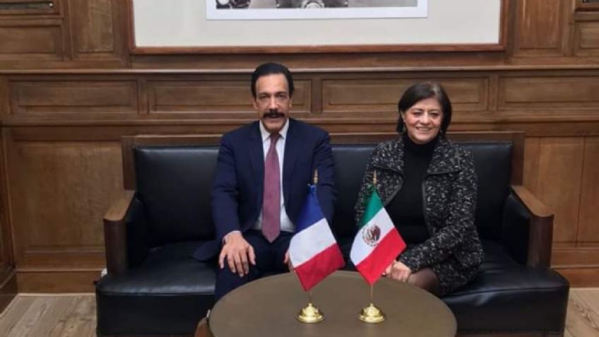 Fortalece Omar Fayad relación bilateral con embajadora de México en Francia