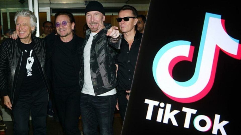 U2 llega a TikTok. Foto: Especial