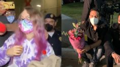 Liberan a Yosstop y su novio la recibe con flores; así fue el momento "me urge llegar a mi casa" |VIDEO