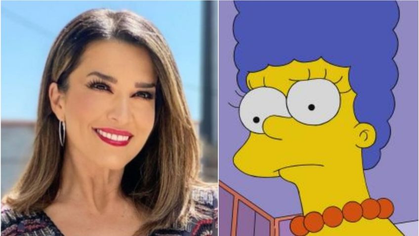 Laura G copia look Marge Simpson y la tuden en redes; surgen MEMES