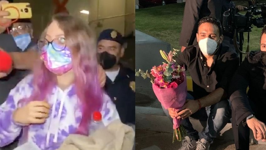 Liberan a Yosstop y su novio la recibe con flores; así fue el momento "me urge llegar a mi casa" |VIDEO