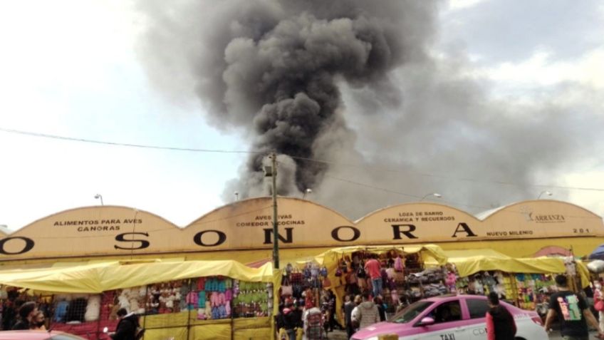 Fiscalía de la CDMX inicia investigación por incendio en Mercado Sonora