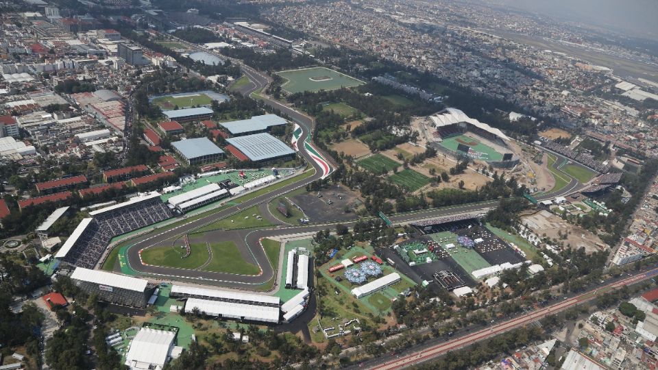 Imagen del Gran Premio de México 2019. Foto: Twtter Gran Premio de México
