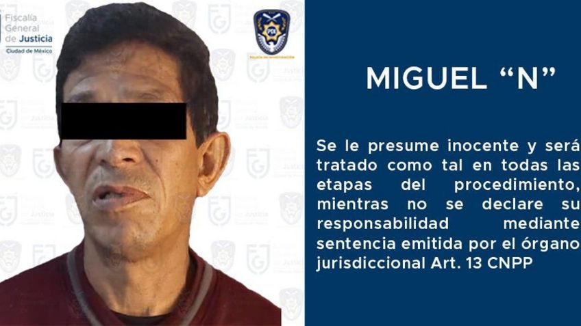 FGJ cumplimenta 8 órdenes de aprehensión contra el violador serial de la CDMX