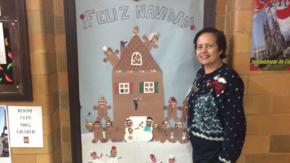 La profesora mexicana era muy querida en su comunidad y su escuela, donde laboraba desde 2012. Foto:  FB Nohema Graber