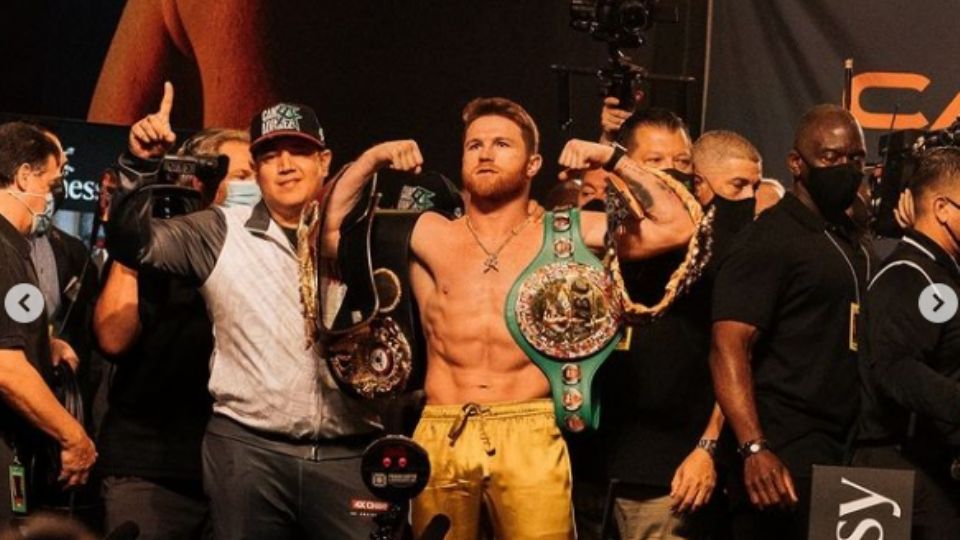 El boxeador mexicano está listo para hacer historia en el deporte (Foto: Instagram @canelo)