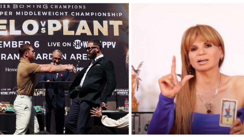 Mhoni Vidente predice knockout en el boxeo, ¿ganará "Canelo" o Caleb Plant?