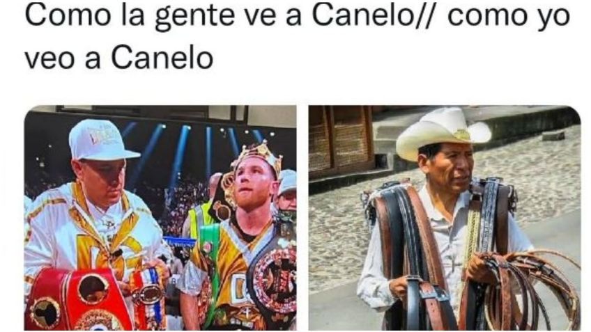 Saúl "El Canelo" Álvarez desata MEMES tras noquear a Caleb Plant