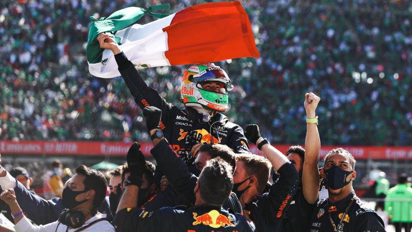 GP de México: Checo Pérez termina en tercer lugar; Max Verstappen se lo lleva todo