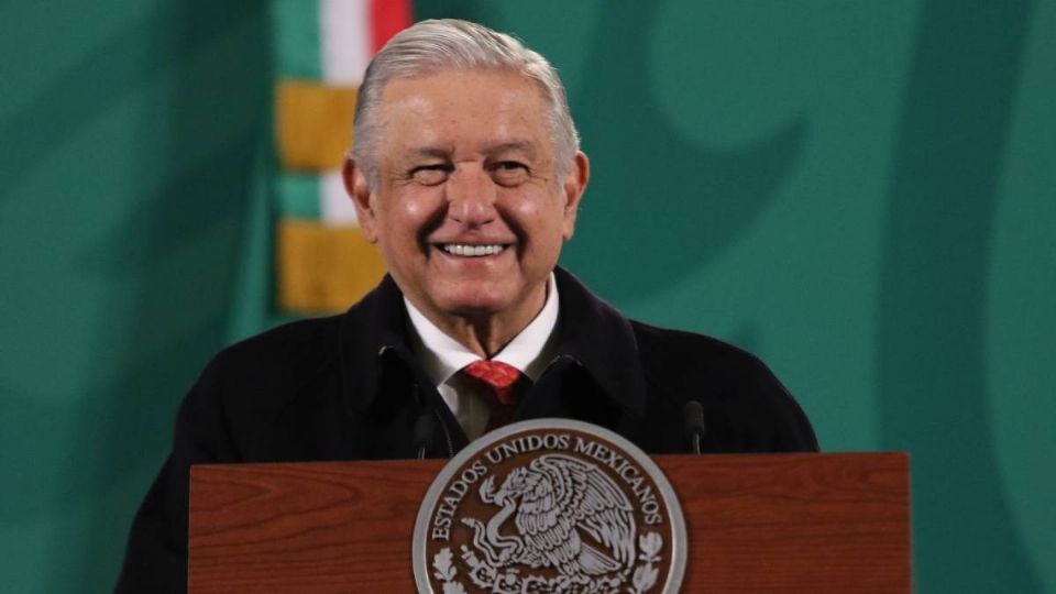 AMLO durante la Mañanera de este lunes. Foto: Cuartoscuro