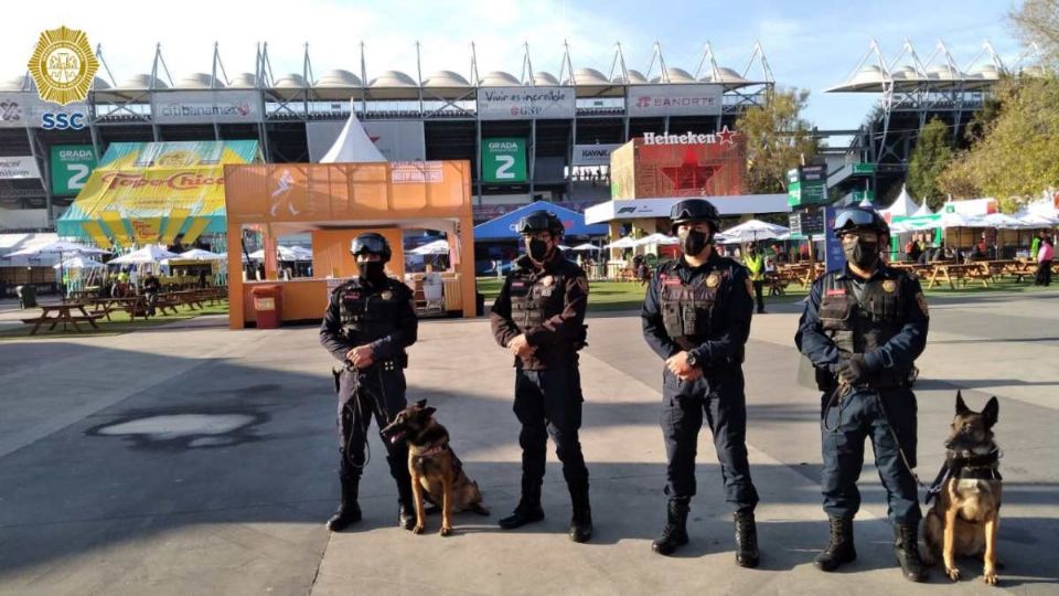 Las autoridades vigilaron la correcta realización del evento