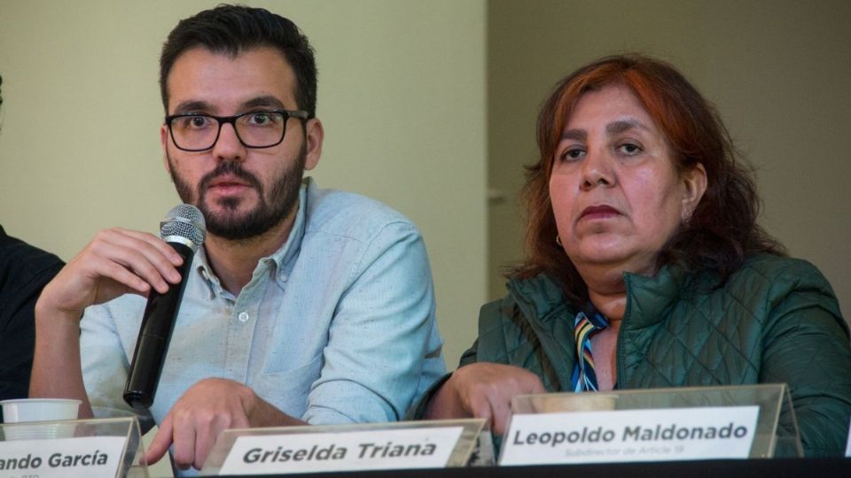 Sofia de Robina del Centro Prodh y Leopoldo Maldonado, Subdirector de Artículo 19 presentaron los nuevos casos de espionaje en 2019 (Foto: Archivo | Cuartoscuro)