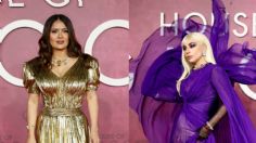 Así fue cómo Lady Gaga y Salma Hayek INTERACTUARON en la premier de "House of Gucci" | FOTOS