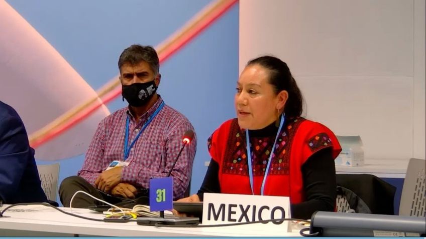 COP26: María Luisa Albores expone beneficios de programa "Sembrando Vida" contra cambio climático