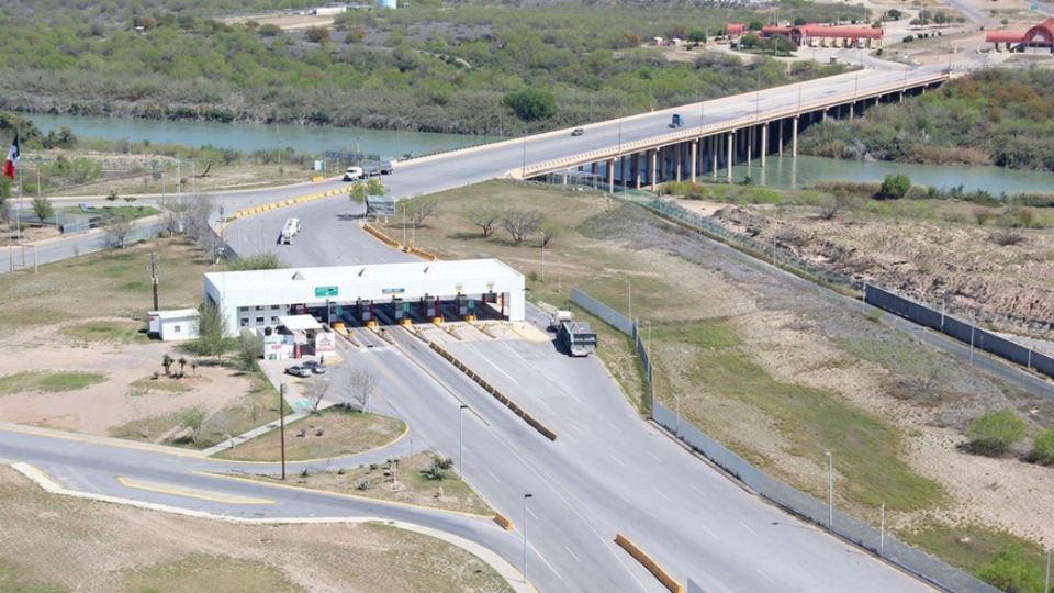 Puente Internacional Bernardo Reyes, o Puente Colombia, está ubicado en el municipio de Anáhuac, Nuevo Leon. Foto: Especial