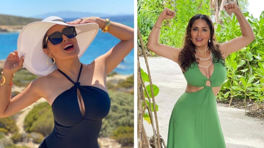 Salma Hayek enciende Instagram con FOTOS muy atrevidas y enamora con silueta de infarto