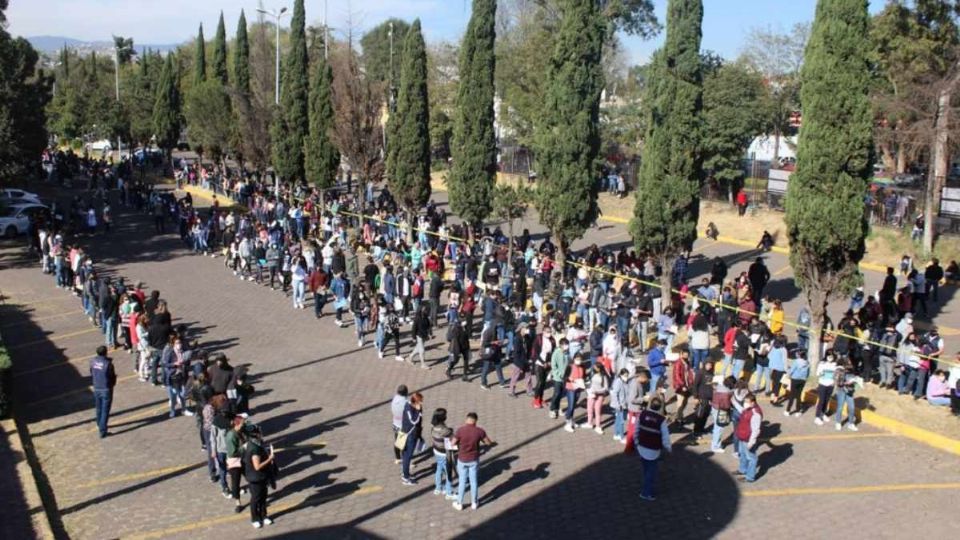 Hubo una gran afluencia de personas en este punto