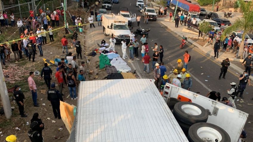 Tragedia en Chiapas: el doloroso testimonio de un sobreviviente de la volcadura de un tráiler que dejó 55 muertos