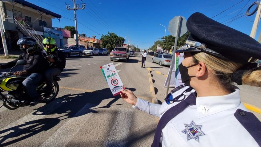 Mantiene la SSPyTM de Culiacán campaña contra exceso de velocidad 