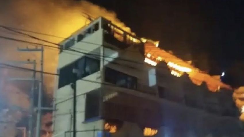 Impactante VIDEO del incendio en hotel de Puerto Marqués en Acapulco